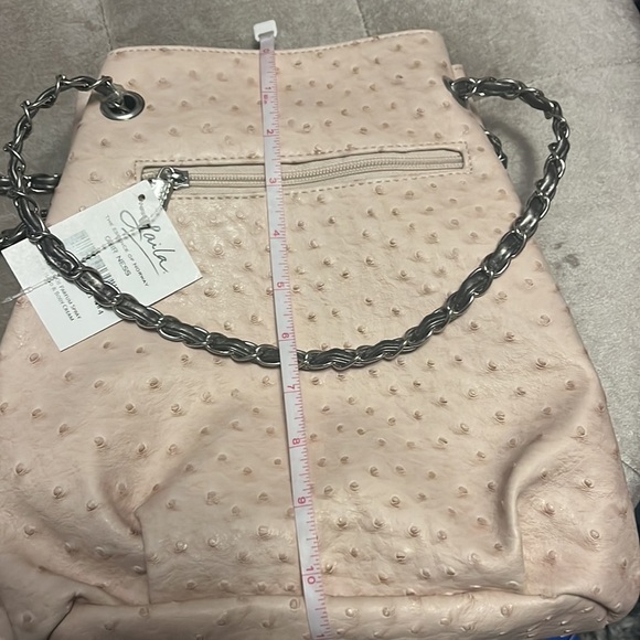 Laila bag with chain handles, zipper pocket, new - Picture 8 of 10